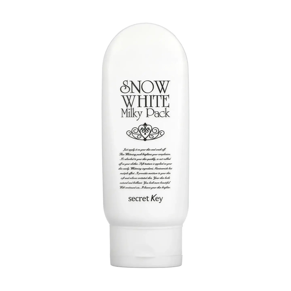 Уцінка! Відбілювальна маска для обличчя Secret Key Snow White Milky Pack Білосніжка, 200 мл